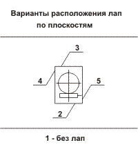 Варианты компоновки редуктора 1Ч-160